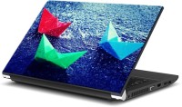 ezyPRNT Colorful Paper Boats (15 to 15.6 inch) Vinyl Laptop Decal 15   Laptop Accessories  (ezyPRNT)