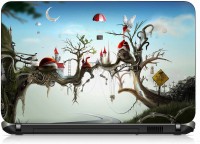 View VI Collections ANIMATED TREE VILLAGE pvc Laptop Decal 15.6 Laptop Accessories Price Online(VI Collections)