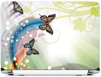 FineArts Three Butterflies Vinyl Laptop Decal 15.6   Laptop Accessories  (FineArts)