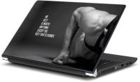ezyPRNT The Pushups Motivation Quote (15 to 15.6 inch) Vinyl Laptop Decal 15   Laptop Accessories  (ezyPRNT)