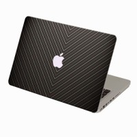 Theskinmantra Balanced Black Macbook 3m Bubble Free Vinyl Laptop Decal 11   Laptop Accessories  (Theskinmantra)