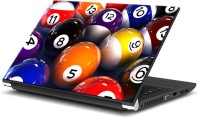 ezyPRNT Billiards Game Shining Balls (15 to 15.6 inch) Vinyl Laptop Decal 15   Laptop Accessories  (ezyPRNT)