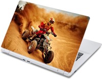 ezyPRNT Motor Car Racing Desert Sports (13 to 13.9 inch) Vinyl Laptop Decal 13   Laptop Accessories  (ezyPRNT)