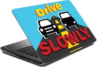 meSleep Drive Slowly LS-85-012 Vinyl Laptop Decal 15.6   Laptop Accessories  (meSleep)