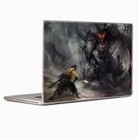 Theskinmantra David Vs Goliath Laptop Decal 14.1   Laptop Accessories  (Theskinmantra)