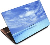 Anweshas Blue Sky Water Vinyl Laptop Decal 15.6   Laptop Accessories  (Anweshas)