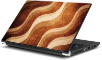 ezyPRNT Abstract Curved Brown Pattern (15 to 15.6 inch) Vinyl Laptop Decal 15   Laptop Accessories  (ezyPRNT)