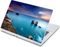 ezyPRNT Island Seashore Nature (13 to 13.9 inch) Vinyl Laptop Decal 13   Laptop Accessories  (ezyPRNT)