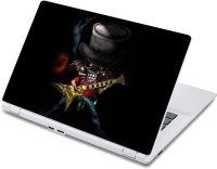 ezyPRNT Skull and Abstract Music F (13 to 13.9 inch) Vinyl Laptop Decal 13   Laptop Accessories  (ezyPRNT)