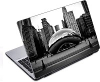 ezyPRNT Chicago Bean City (14 to 14.9 inch) Vinyl Laptop Decal 14   Laptop Accessories  (ezyPRNT)