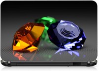 View VI Collections THREE COLOR DIAMOND pvc Laptop Decal 15.6 Laptop Accessories Price Online(VI Collections)