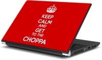 ezyPRNT Keep Calm and Get to the Choppa (14 to 14.9 inch) Vinyl Laptop Decal 14   Laptop Accessories  (ezyPRNT)