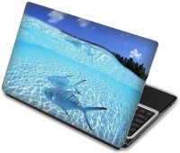 Shopmania Crsytal clear Ocean Vinyl Laptop Decal 15.6   Laptop Accessories  (Shopmania)