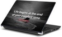 ezyPRNT Life Begins Motivation Quote (15 to 15.6 inch) Vinyl Laptop Decal 15   Laptop Accessories  (ezyPRNT)