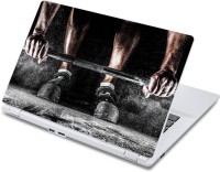 ezyPRNT Weight Lifting (13 to 13.9 inch) Vinyl Laptop Decal 13   Laptop Accessories  (ezyPRNT)