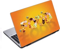 ezyPRNT Abstract Typography I (14 to 14.9 inch) Vinyl Laptop Decal 14   Laptop Accessories  (ezyPRNT)
