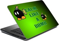 meSleep Calm Like A Bomb Vinyl Laptop Decal 15.1   Laptop Accessories  (meSleep)