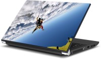 ezyPRNT awesome sky diving (15 to 15.6 inch) Vinyl Laptop Decal 15   Laptop Accessories  (ezyPRNT)