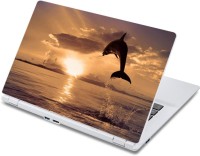 ezyPRNT Playing Dolphin (13 to 13.9 inch) Vinyl Laptop Decal 13   Laptop Accessories  (ezyPRNT)