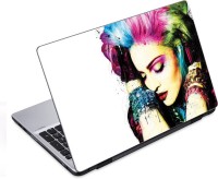 ezyPRNT Beautiful woman and Girly T (14 to 14.9 inch) Vinyl Laptop Decal 14   Laptop Accessories  (ezyPRNT)