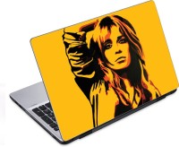 ezyPRNT Beautiful woman and Girly V (14 to 14.9 inch) Vinyl Laptop Decal 14   Laptop Accessories  (ezyPRNT)