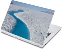 ezyPRNT Ice Land and River Nature (13 to 13.9 inch) Vinyl Laptop Decal 13   Laptop Accessories  (ezyPRNT)