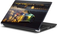 Rangeele Inkers Racing Car On Track Vinyl Laptop Decal 15.6   Laptop Accessories  (Rangeele Inkers)