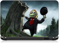 View VI Collections ANIMATED FROG IN SUITE pvc Laptop Decal 15.6 Laptop Accessories Price Online(VI Collections)
