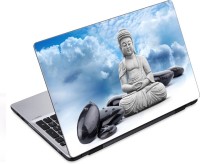 ezyPRNT Budha Stone Statue (14 to 14.9 inch) Vinyl Laptop Decal 14   Laptop Accessories  (ezyPRNT)