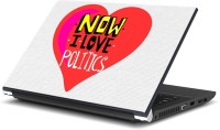 ezyPRNT Now I Love Politics Aap (13 to 13.9 inch) Vinyl Laptop Decal 13   Laptop Accessories  (ezyPRNT)
