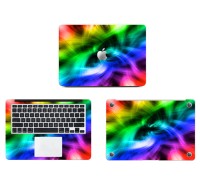 Swagsutra Coloured Strokes Skin Vinyl Laptop Decal 11   Laptop Accessories  (Swagsutra)