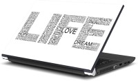 ezyPRNT Life Typography (15 to 15.6 inch) Vinyl Laptop Decal 15   Laptop Accessories  (ezyPRNT)