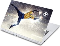 ezyPRNT Football Saving Goal Sports (13 to 13.9 inch) Vinyl Laptop Decal 13   Laptop Accessories  (ezyPRNT)