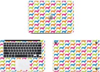 Swagsutra Dog Pattern Vinyl Laptop Decal 11   Laptop Accessories  (Swagsutra)