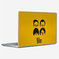 Theskinmantra The Big Band Thoery Face Universal Size Vinyl Laptop Decal 15.6   Laptop Accessories  (Theskinmantra)