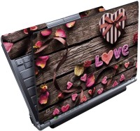 FineArts Love Wooden Full Panel Vinyl Laptop Decal 15.6   Laptop Accessories  (FineArts)