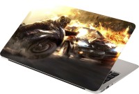 View Anweshas Bike Car Fire Vinyl Laptop Decal 15.6 Laptop Accessories Price Online(Anweshas)