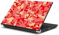 ezyPRNT Red Liquid Pattern (15 to 15.6 inch) Vinyl Laptop Decal 15   Laptop Accessories  (ezyPRNT)