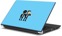 Rangeele Inkers Pulp Fiction Minimal Pixel Art Vinyl Laptop Decal 15.6   Laptop Accessories  (Rangeele Inkers)