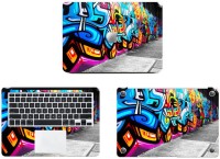 Swagsutra Wall of Graffiti Vinyl Laptop Decal 11   Laptop Accessories  (Swagsutra)