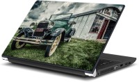 ezyPRNT Green Jeep at Farm! (13 to 13.9 inch) Vinyl Laptop Decal 13   Laptop Accessories  (ezyPRNT)