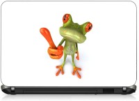 VI Collections MR FROG WARNING pvc Laptop Decal 15.6   Laptop Accessories  (VI Collections)