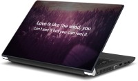 ezyPRNT Love and Happiness Motivation Quote d (15 to 15.6 inch) Vinyl Laptop Decal 15   Laptop Accessories  (ezyPRNT)