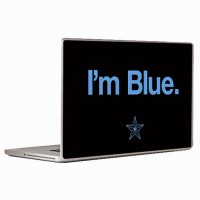 Theskinmantra I Am Blue Universal Size Vinyl Laptop Decal 15.6   Laptop Accessories  (Theskinmantra)