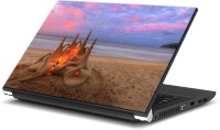 ezyPRNT Sand Castle (15 to 15.6 inch) Vinyl Laptop Decal 15   Laptop Accessories  (ezyPRNT)