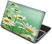 Shopmania White Flower Vinyl Laptop Decal 15.6   Laptop Accessories  (Shopmania)