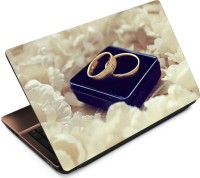 Anweshas Wedding Ring Vinyl Laptop Decal 15.6   Laptop Accessories  (Anweshas)
