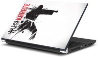 ezyPRNT Plain Karate Sports (15 to 15.6 inch) Vinyl Laptop Decal 15   Laptop Accessories  (ezyPRNT)