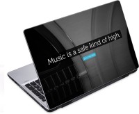 ezyPRNT Music is the Emotion (14 to 14.9 inch) Vinyl Laptop Decal 14   Laptop Accessories  (ezyPRNT)