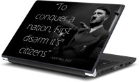 Rangeele Inkers Hitler Conquer Quotes Vinyl Laptop Decal 15.6   Laptop Accessories  (Rangeele Inkers)